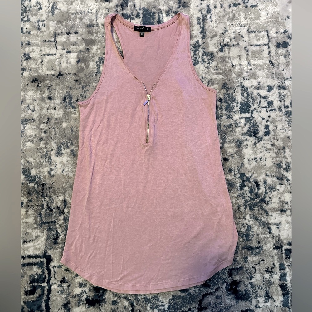 Dynamite Zip Tank Top